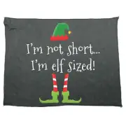 Christmas Im Not Short Im Elf Sized - Funny Novelty Gym Sports Towel