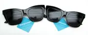 2 Pack Women's Black Sunglasses LCVL 22 07 BLK FWG 100% UV Protection