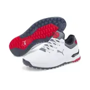 PUMA GOLF Men's Proadapt Alphacat Spikeless Golf Shoe - White Hybrid 11 Wide
