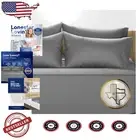 Sumptuously Soft 100% Egyptian Cotton 6-Piece Cal King Bed Sheet Set - Dark Grey