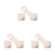 3PK Dreambaby Furniture & Glass Cabinet Plastic Catch Child/Toddler Safety Lock