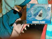 MEG SHARK SUMMER BUNDLE 3 ITEMS SHARK Beach Towel, SHARK RAFT Float & SHARK TOY!