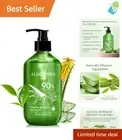 Organic Aloe Vera Gel with Tea Tree Oil - Soothing Hydration for Skin 10.6oz