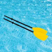 2pc Intex 122cm Ribbed Aluminium French Oars Paddles for Inflatable Boat YL/BLK