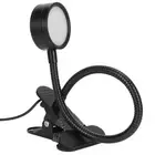 AU USB Desk Lamp 360° Angle Adjustable Clip On Gooseneck Reading Light For