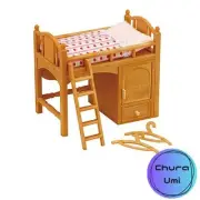 Sylvanian Family Furniture [Loft Bed] Ca-314 ST Mark Certification 3 years old