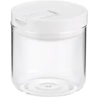 在飛比找momo購物網優惠-【KELA】壓扣式玻璃密封罐 白600ml(保鮮罐 咖啡罐 