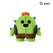 Wosawe Doll Mobile Game Wilderness Fighting Card Doll Toy Brawl Stars Standing Plush Green