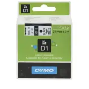 Dymo D1 Label Cassette 24mmx7m Black on White LabelManager Printer Tape SD53713