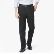 Dockers Men's Classic Fit Easy Khaki Pants - Pleated 36W x 31L, Black