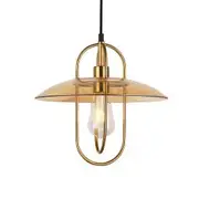 CLA Papillon Interior Glass Coolie Pendant Light