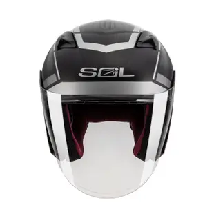 SOL SO-7E 幻影 新色登場 半罩安全帽 內藏墨鏡 雙D釦 多色 SO7E【梅代安全帽】
