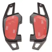 Aluminum Metal Brush Paddle Shift Shifter Extension Black For VW Golf 7 MK7 GTI