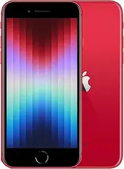 Apple iPhone SE 3rd Gen 2022 128GB - Prism Red - (Renewed)