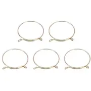 Fuel Line Hose Clips, 5Pcs 90mm 304 Stainless Steel Tubing Spring Clamps Zinc