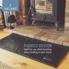 Valiant Hearth Mat - Fire Resistant - 98cm x 43cm Heat Resistant