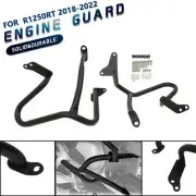 Front Black Engine Guards Bumper Crash Bars Protector For BMW R1250RT 2018-2023