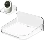Baby Monitor Mount, Baby Monitor Shelf, Baby Camera Mount, Baby Monitor Holder Shelf Other Small Items in Bedroom Bathroom Kitchen Living Room Clear Shelf Flexible Use for Wall Space