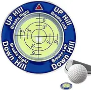 Golf Putting Trainer – Bubble Level Green Reader, Double-Sided Alignment Tool | Compact Golf Training Aid for Smoother Putts, Portable Sports Equipment for Husband, Father, Golf Enthusiasts