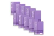 10x Colourhide Lecture Book w Ruler A4 Writing School Notebook 140Pgs Lavender