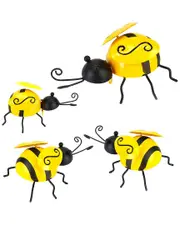Fresh Fab Finds 4pc Bumble Bee Ornament Set