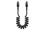 Mcdodo USB Type C To Type C Coiled Charging Cable QC3.0 PD Car Charger Cord Fast Charge