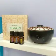 doTERRA Hikari Diffuser USB Cord+3x5ml Top Selling Essential Oil Gift Pack Aroma
