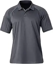 [HEYDHSDC] Outdoor Tactical T-Shirt Men Short Sleeve T Shirts Quick Dry Hunting Hiking Tees
