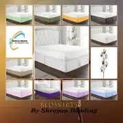 Egyptian Cotton 1000TC Awesome 1 PC Bed Skirt AU Emperor Size All Solid