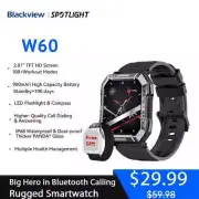 New Rugged Smart Watch for Outdoor With Emergency Lighting Bluetooth Calling