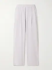 [Varley] Varley - Tacoma Pleated Ripstop Track Pants - Light gray - x small x small Gray
