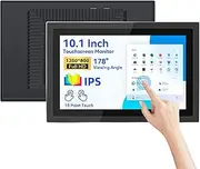 Showscren Touch Screen Monitor 10.1 Inch Industrial Monitor 1280*800 HD |10 Points Touch | HDMI,VGA& USB | Built-in Speakers Open Frame Touchscreen for Device POI/POS /Kiosk /Automation, VESA