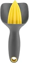 Ergonomic Manual Mini Lemon Squeezer Juicer for Lime Orange (黒灰色)