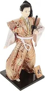 [CIYODO] Japanese Samurai Doll Japanese Party Decor Samurai Statue Japanese Style Samurai Home Crafts Japandi Decor Japanese Dolls Japanese Style Decor for Home Samurai Doll Ornament