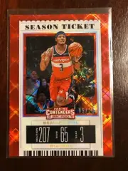 2019-20 Panini Contenders Foil Draft Ticket Bradley Beal Red Diamond 05/15