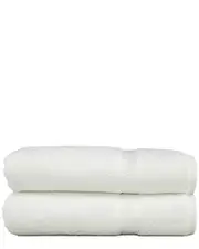 Linum Home Textiles Set of 2 Herringbone Bath Sheet