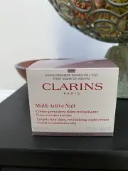 Clarins Multi-Active Nuit Revitalizing Night Cream - 1.6 oz. Full Size - New!
