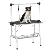 Advwin Pet Grooming Table Dog Cat Salon Table Foldable 2 Loops