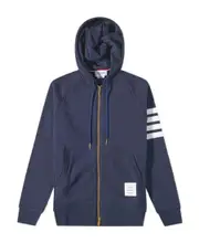 4-striped sweater with logo 1,2,3,4,5 Black