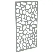 ProtectorAl 300-1200w x 1201-2400h Palladium Silver Riverstone Unframed Solid Aluminium Decorative Panel