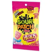 Sour Patch Kids Heads Sweet & Sour Candy - 8 Ounce Bag