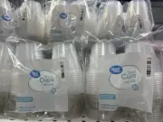 4 Packs Clear Great Value Snack Cups with Lids 5.5 oz, 25 Count Each Total 100ct