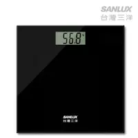 在飛比找momo購物網優惠-【SANLUX 台灣三洋】數位體重計(SYES-301K 黑