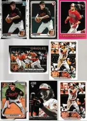 20 different GUNNAR HENDERSON cards lot 7 RC 2020 - 2024 Orioles