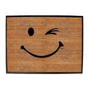 Smile Wink - Funny Novelty Doormat Man Cave Floor mat