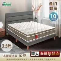 在飛比找森森購物網優惠-【IHouse】阿諾帕瑪 獨家聯名款 乳膠獨立筒床墊(軟硬適