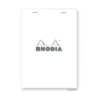 RHODIA Stapled Pad 筆記本/ A5/ 白/ Squared eslite誠品