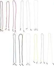 [FOMIYES] Frame Holder 12pcs Nylon Eyeglasses Cord Adjustable Eyewear Neck Cord for Sun Random Color