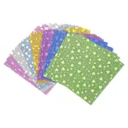 28 Sheets Origami Paper Double-Sided Square Heart Pattern Fold Paper,5.9 x 5.9"