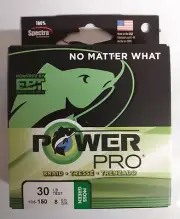 Power Pro 30lbs 150 Yard Braided Fishing Line Moss Green